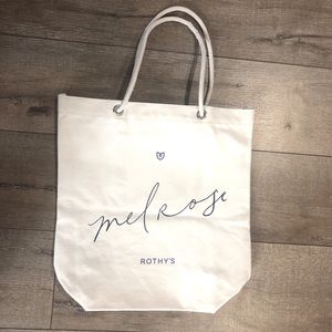 New Rothy's canvas tote bag Melrose LA exclusive